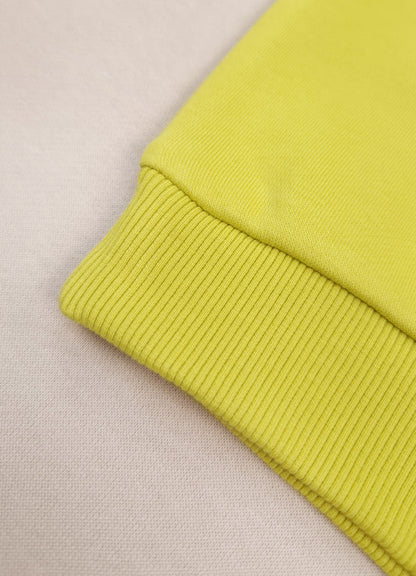 528- Yellow Green  - Infant cord set | 280 - 290 GSM Premium Cotton Fleece