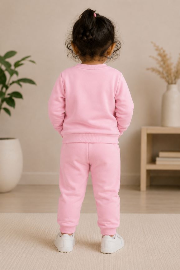 529 - Pink - Infant cord set | 280 - 290 GSM Premium Cotton Fleece