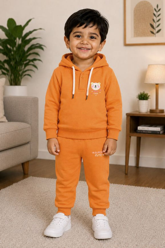 540 - orange  - Infant cord set | 280 - 290 GSM Premium Cotton Fleece