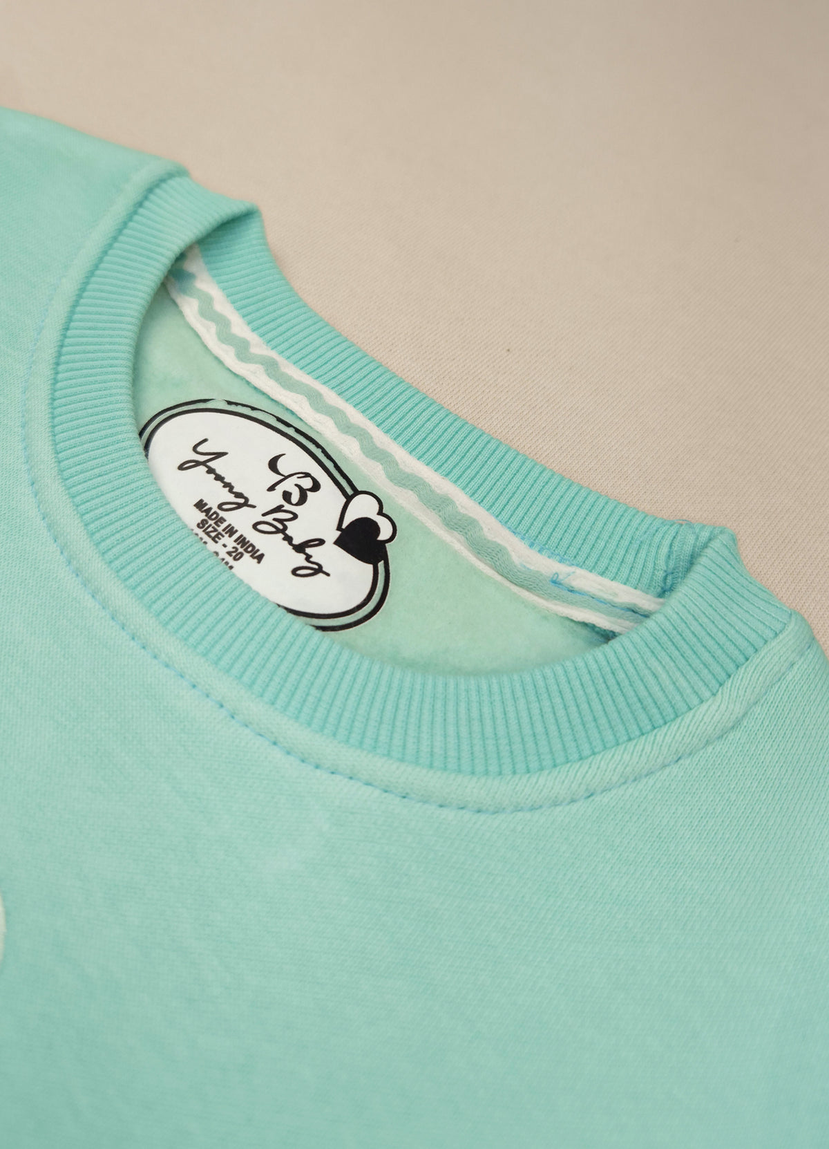 542 - Aqua Green - Infant cord set | 280 - 290 GSM Premium Cotton fleece