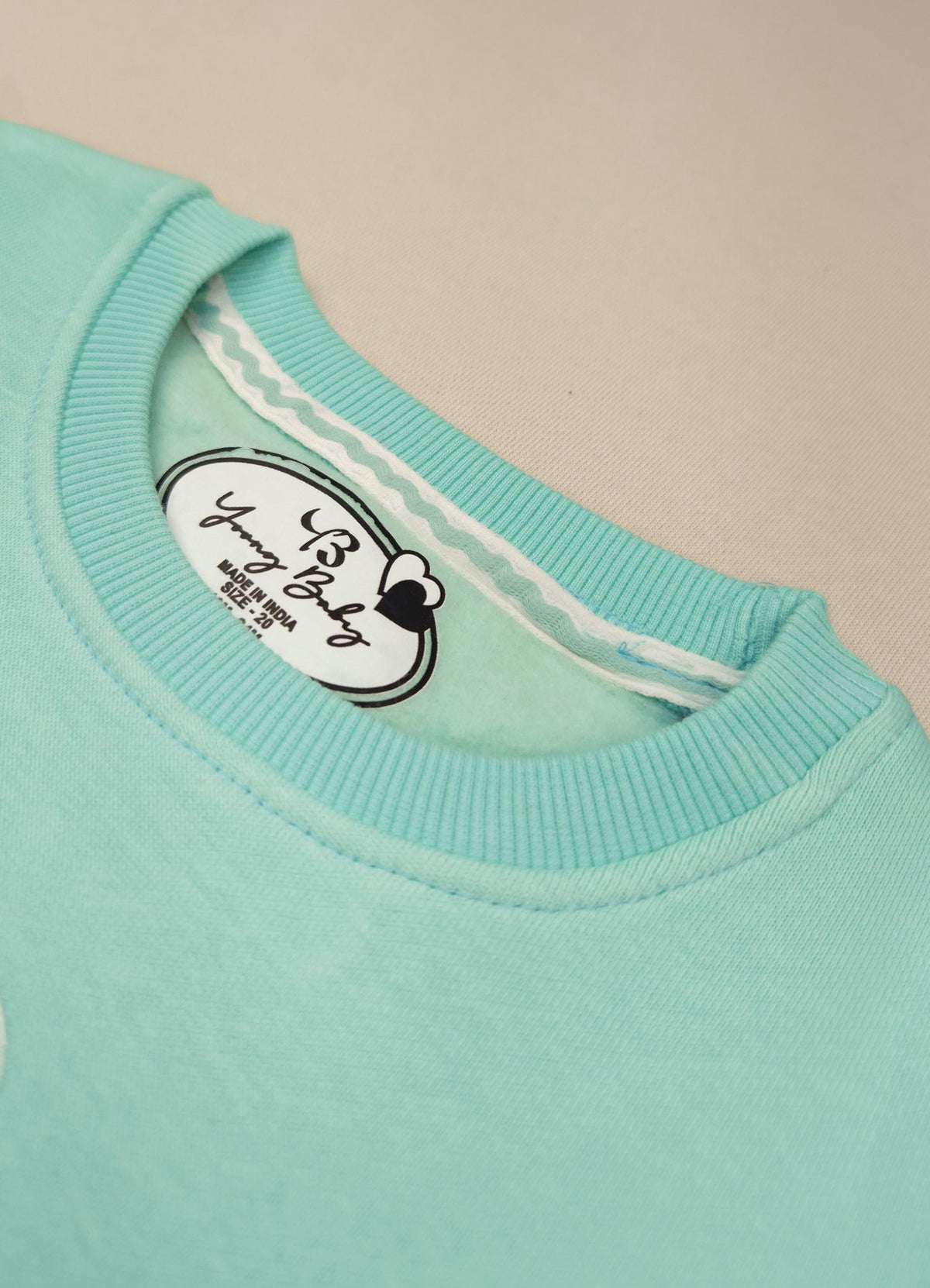 542 - Aqua Green - Infant cord set | 280 - 290 GSM Premium Cotton fleece