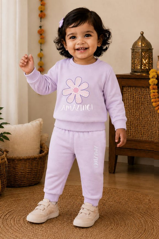 542 - Lavender - Infant cord set | 280 - 290 GSM Premium Cotton fleece