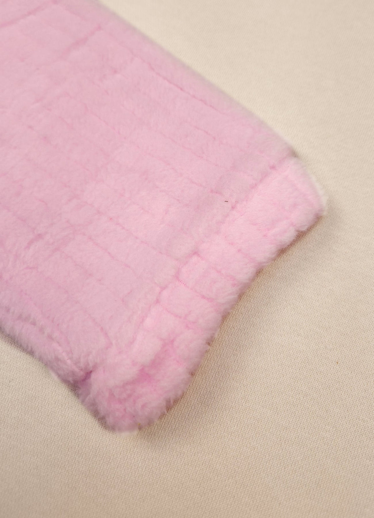 544 - Pink - 🐧 Infant Pink Penguin Embroidered Cozy Set| 320 - 340 GSM Imported Soft Fabric