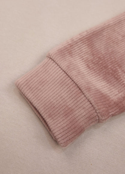 546 - Onion - Infant Kitty Embroidered Co-Ord Set cord set | 320 - 340 GSM  Imported Soft Fabric