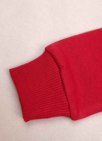 580 - Red - infant cord set | 280 - 290 GSM Premium Cotton Fleece