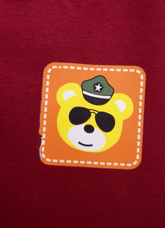 582 - Maroon - infant cord set | 280 - 290 GSM Premium Cotton Fleece
