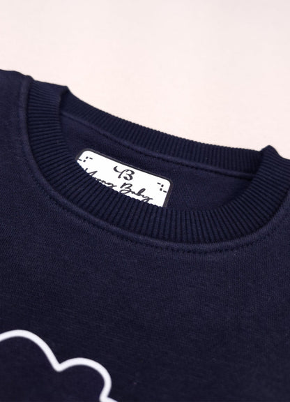 588 - Navy - infant cord set | 280 - 290 GSM Premium Cotton Fleece