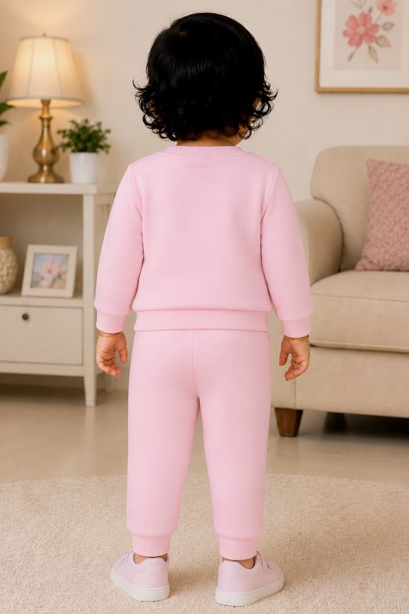 590 - Pink - infant cord set | 280 - 290 GSM Premium Cotton Fleece