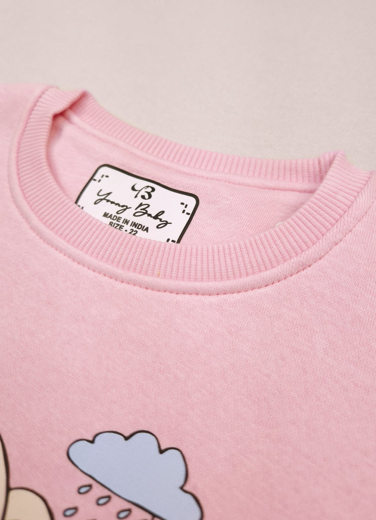 590 - Pink - infant cord set | 280 - 290 GSM Premium Cotton Fleece