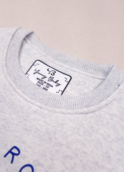 592 - Gray - infant cord set | 280 - 290 GSM Premium Cotton Fleece
