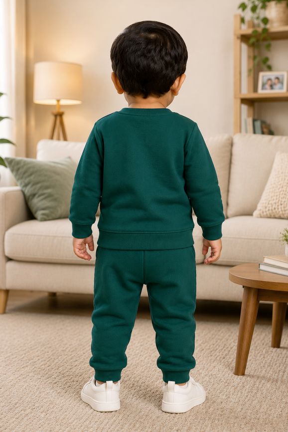 593 - Olive Green - infant cord set | 280 - 290 GSM Premium Cotton Fleece