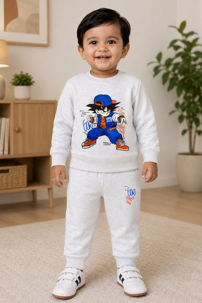 594 - Grey - infant cord set | 280 - 290 GSM Premium Cotton Fleece