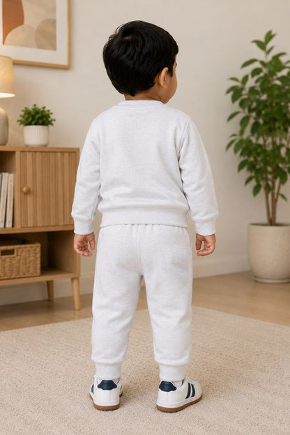 594 - Grey - infant cord set | 280 - 290 GSM Premium Cotton Fleece