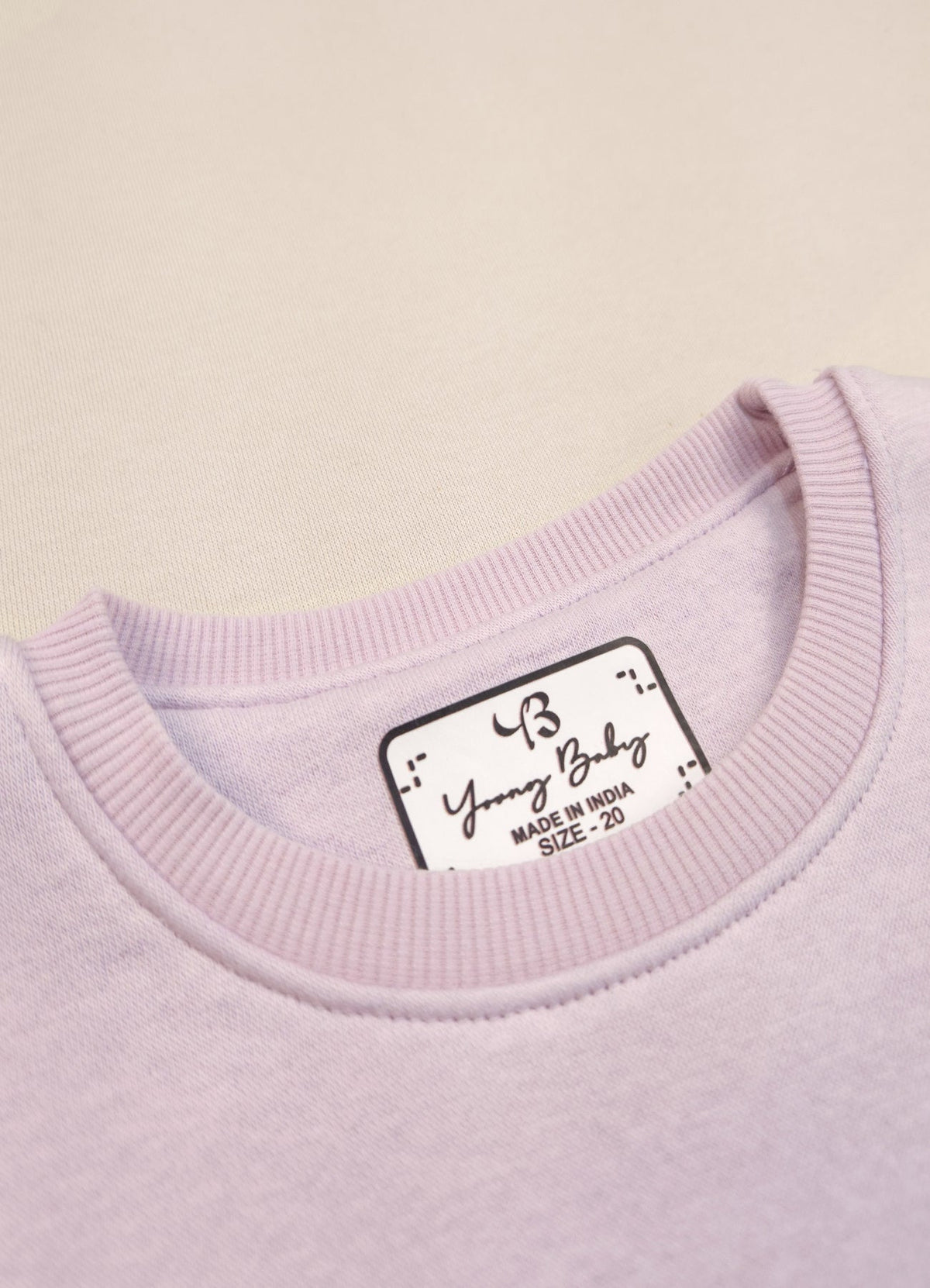 595 - Lavender - infant cord set | 280 - 290 GSM Premium Cotton fleece