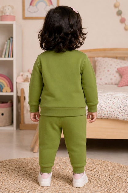 596 - Mehandi - infant cord set | 280 - 290 GSM Premium Cotton fleece