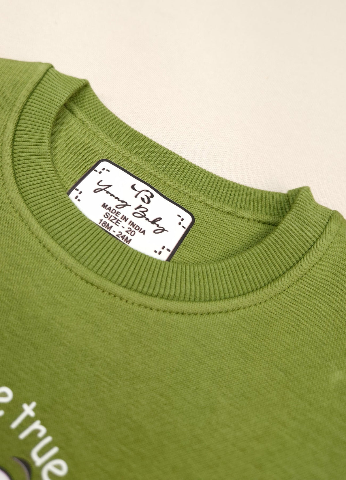 596 - Mehandi - infant cord set | 280 - 290 GSM Premium Cotton fleece