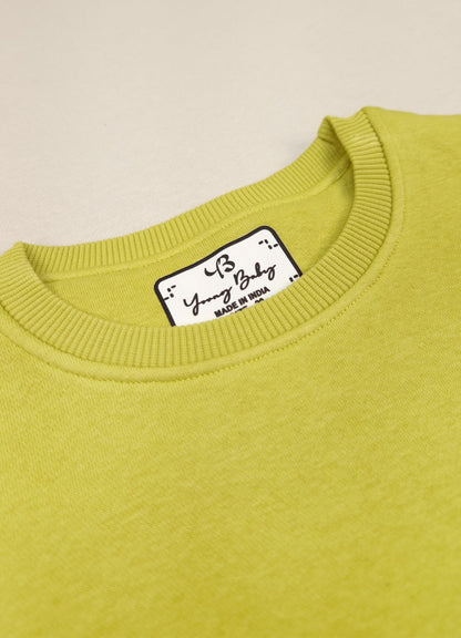599 - Neon Green  - infant cord set | 280 - 290 GSM Premium Cotton fleece