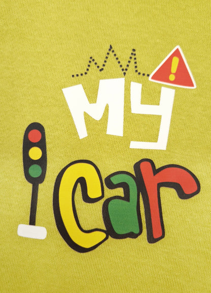 599 - Neon Green  - infant cord set | 280 - 290 GSM Premium Cotton fleece