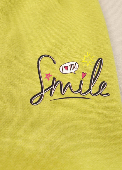 652 - Yellow Green  - infant cord set | 280 - 290 GSM Premium Cotton fleece