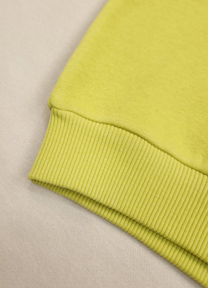 652 - Yellow Green  - infant cord set | 280 - 290 GSM Premium Cotton fleece