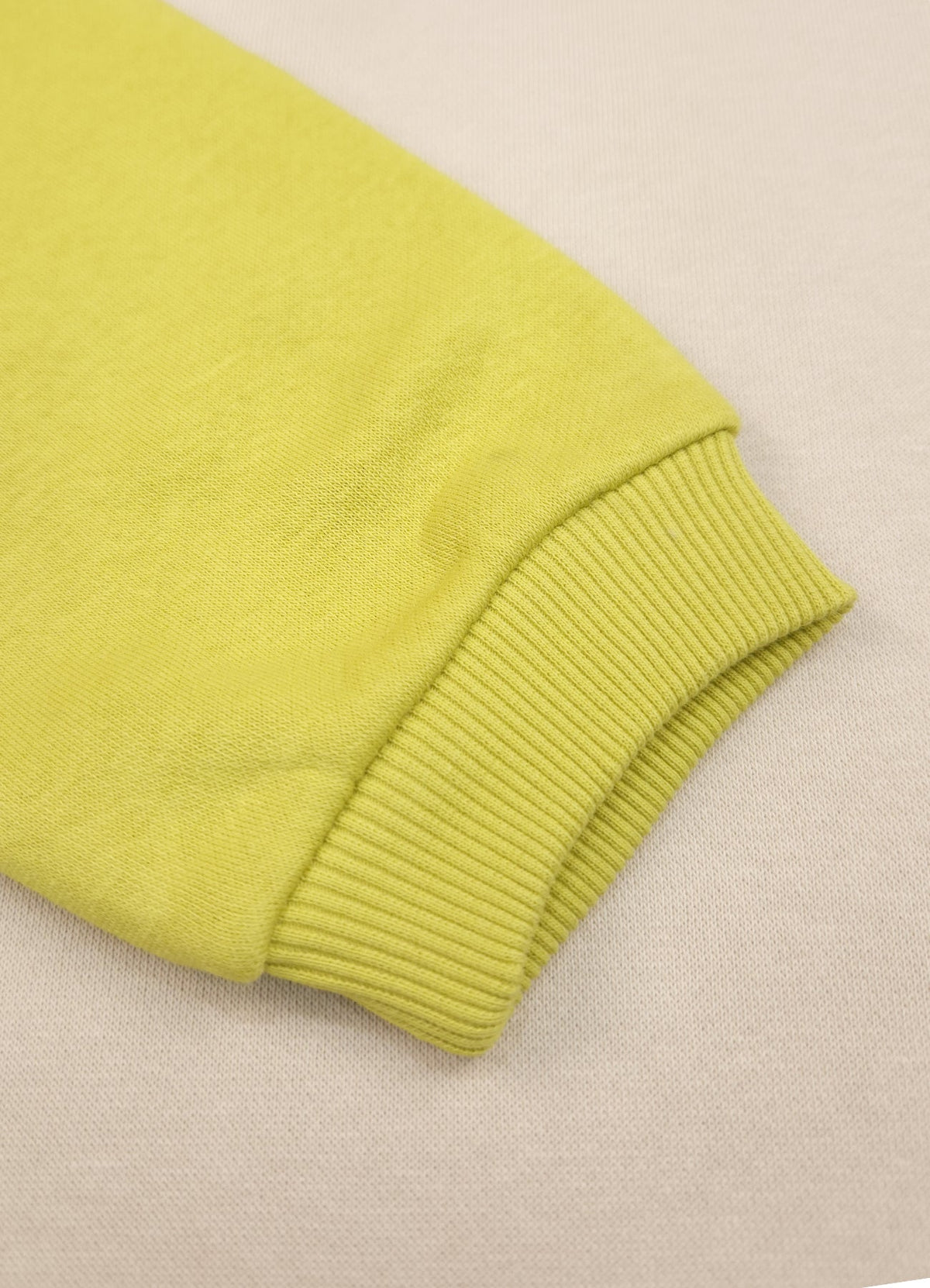 652 - Yellow Green  - infant cord set | 280 - 290 GSM Premium Cotton fleece