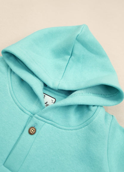 653 - Aqua Blue  - infant cord set | 280 - 290 GSM Premium Cotton fleece
