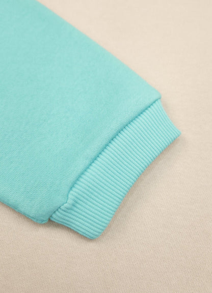 653 - Aqua Blue  - infant cord set | 280 - 290 GSM Premium Cotton fleece