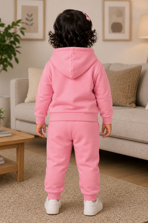 654 - Pink  - infant cord set | 280 - 290 GSM Premium Cotton fleece