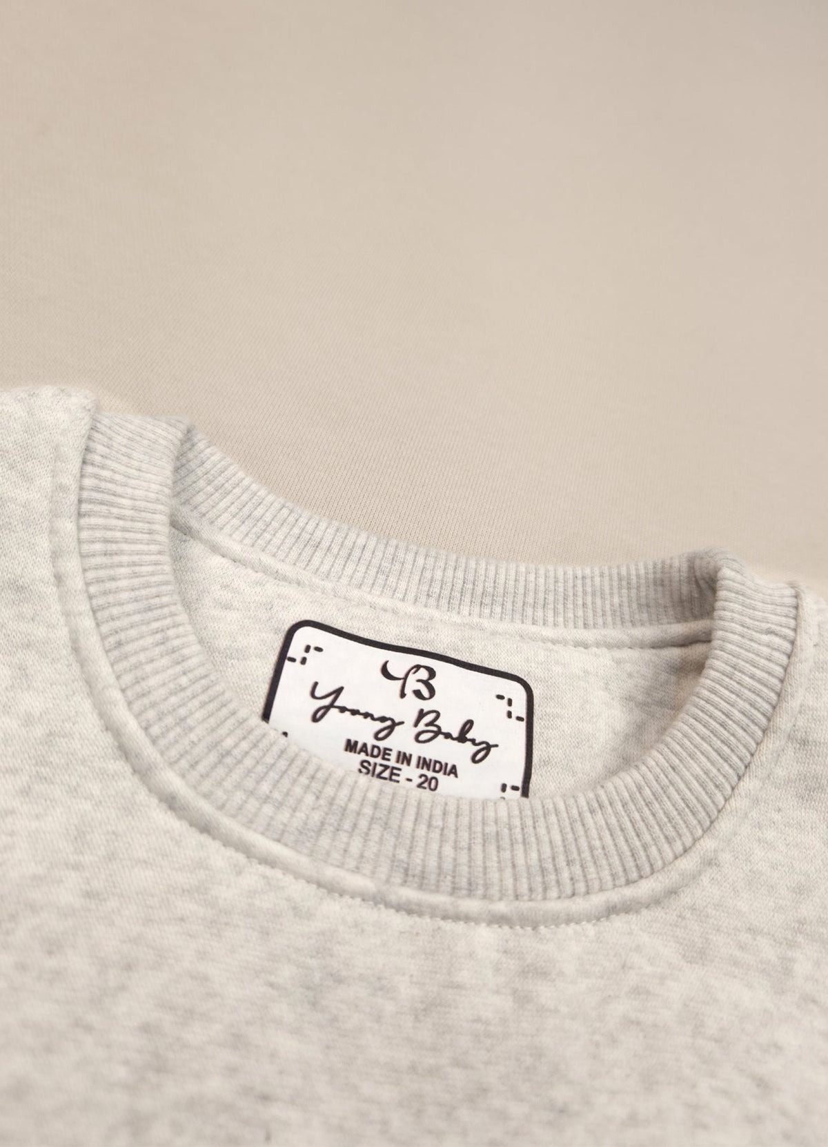 662 - Grey - infant cord set | 280 - 290 GSM Premium Cotton fleece