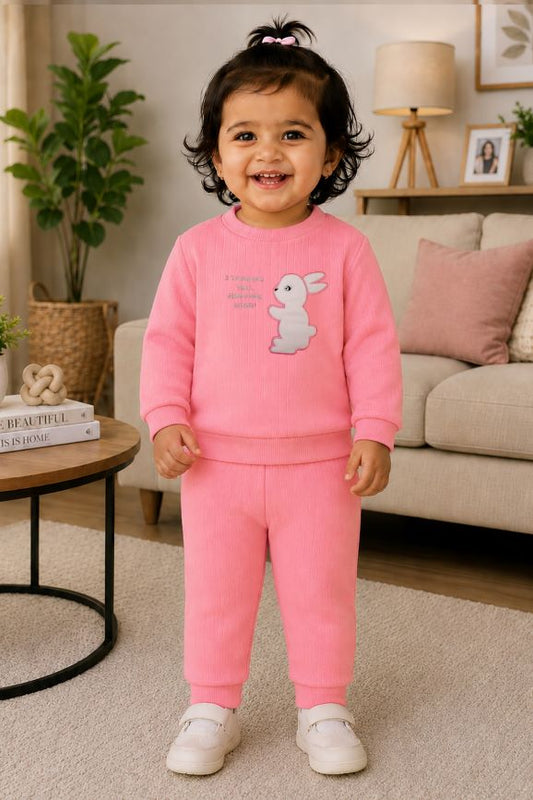 671 - Carrot - infant cord set | 320 - 330 GSM Imported Soft Fabric