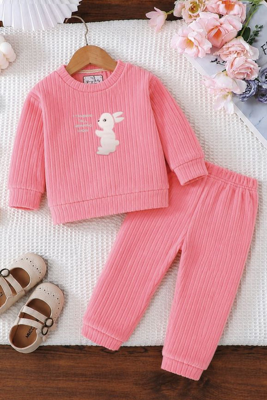 671 - Carrot - infant cord set | 320 - 330 GSM Imported Soft Fabric