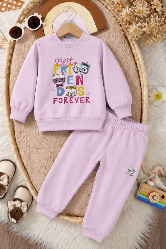 701 - Lavender  - infant cord set | 260 - 270 GSM  Soft Spun Fleece