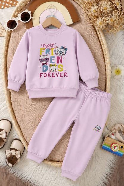 701 - Lavender  - infant cord set | 260 - 270 GSM  Soft Spun Fleece