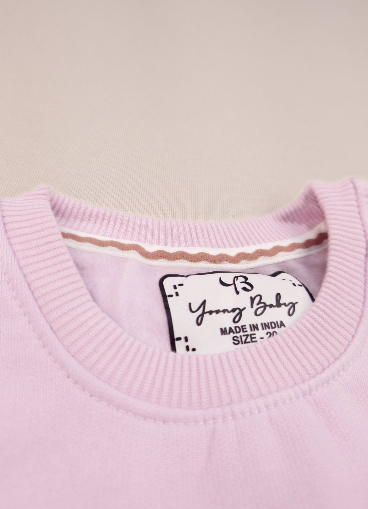 701 - Lavender  - infant cord set | 260 - 270 GSM  Soft Spun Fleece