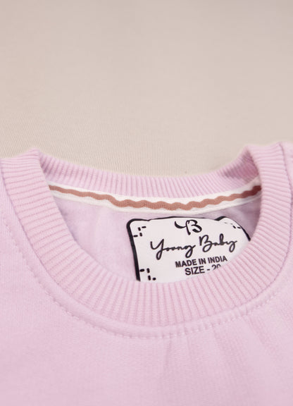 701 - Lavender  - infant cord set | 260 - 270 GSM  Soft Spun Fleece