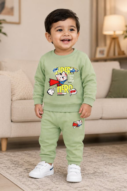 702 - Pista  - infant cord set | 260 - 270 GSM  Soft Spun Fleece
