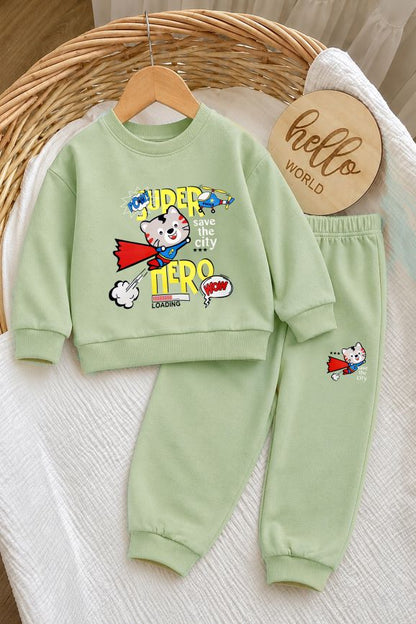 702 - Pista  - infant cord set | 260 - 270 GSM  Soft Spun Fleece