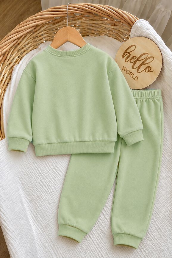 702 - Pista  - infant cord set | 260 - 270 GSM  Soft Spun Fleece