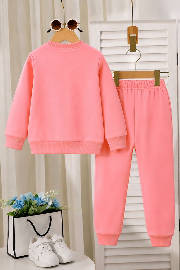 703 - Pink  - infant cord set | 260 - 270 GSM  Soft Spun Fleece