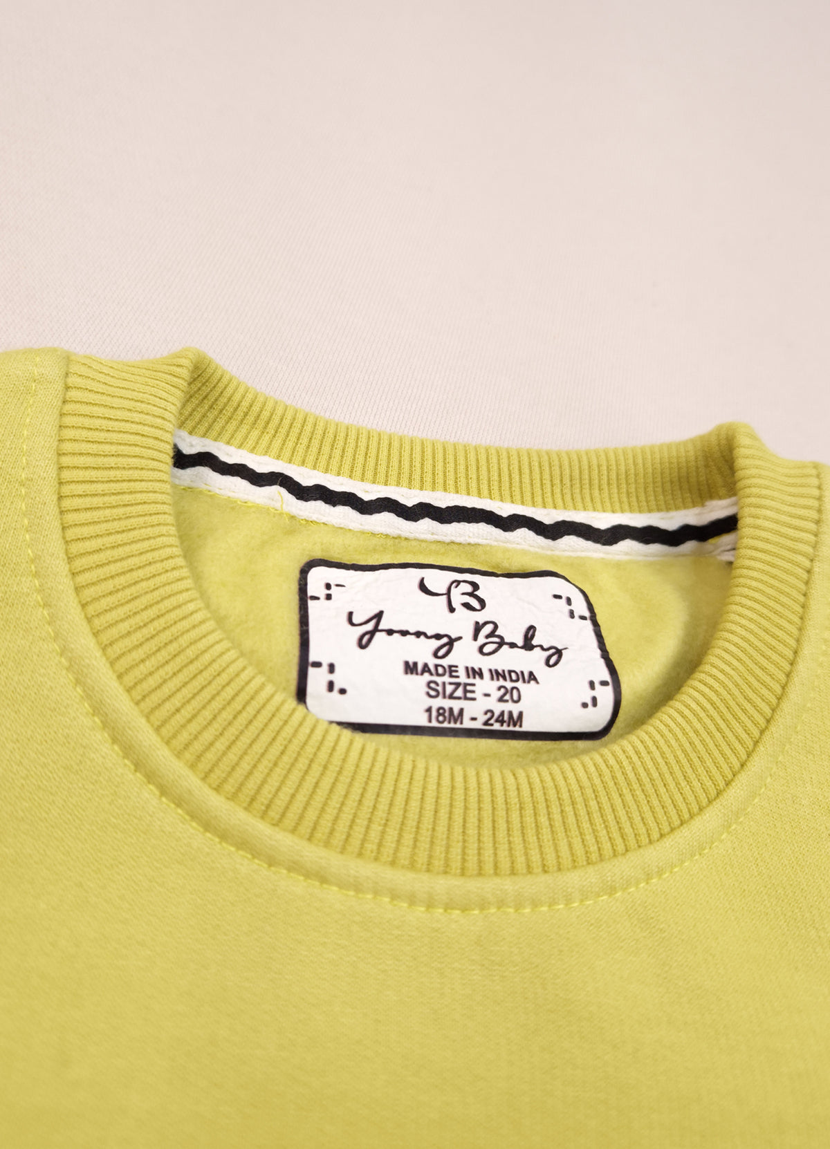 704 - Neon Green  - infant cord set | 260 - 270 GSM  Soft Spun Fleece