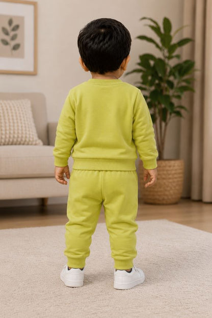 704 - Neon Green  - infant cord set | 260 - 270 GSM  Soft Spun Fleece