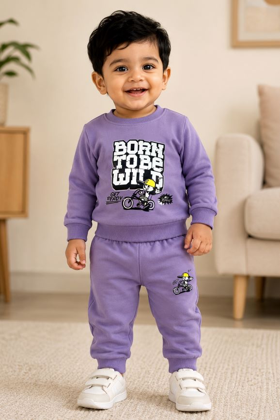 708 - Lavender  - infant cord set | 260 - 270 GSM  Soft Spun Fleece