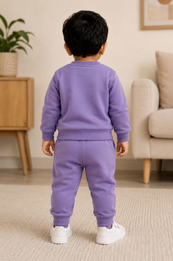 708 - Lavender  - infant cord set | 260 - 270 GSM  Soft Spun Fleece