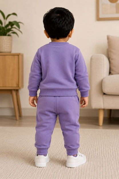 708 - Lavender  - infant cord set | 260 - 270 GSM  Soft Spun Fleece