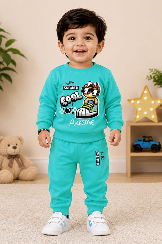 709 - Peacock  - infant cord set |260 - 270 GSM  Soft Spun Fleece