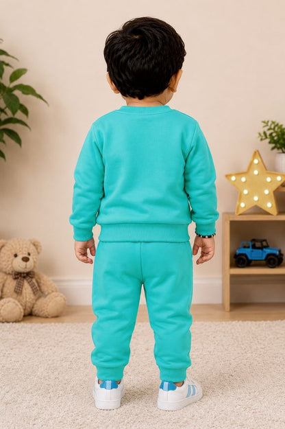 709 - Peacock  - infant cord set |260 - 270 GSM  Soft Spun Fleece