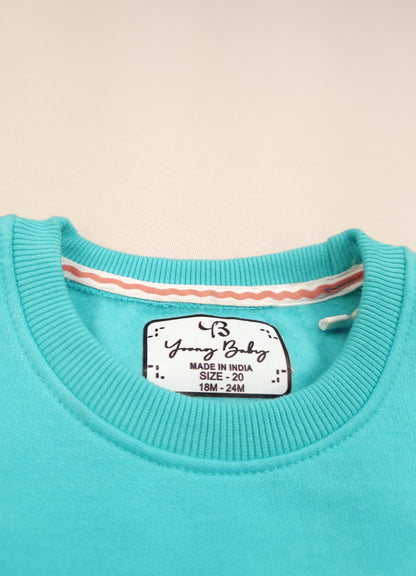 709 - Peacock  - infant cord set |260 - 270 GSM  Soft Spun Fleece