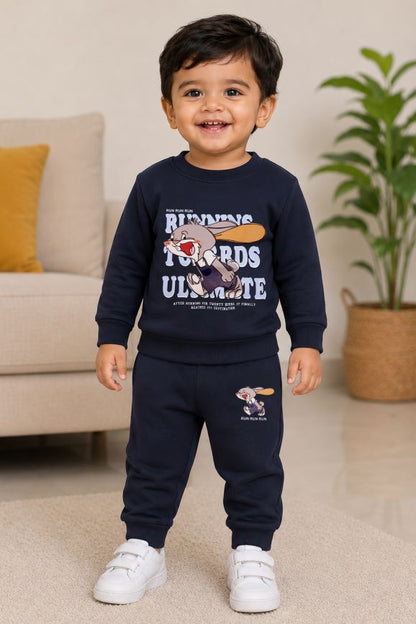 716 - Navy - infant cord set | 260 - 270 GSM  Soft Spun Fleece