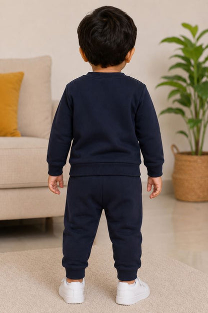716 - Navy - infant cord set | 260 - 270 GSM  Soft Spun Fleece