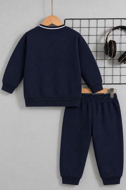 716 - Navy - infant cord set | 260 - 270 GSM  Soft Spun Fleece